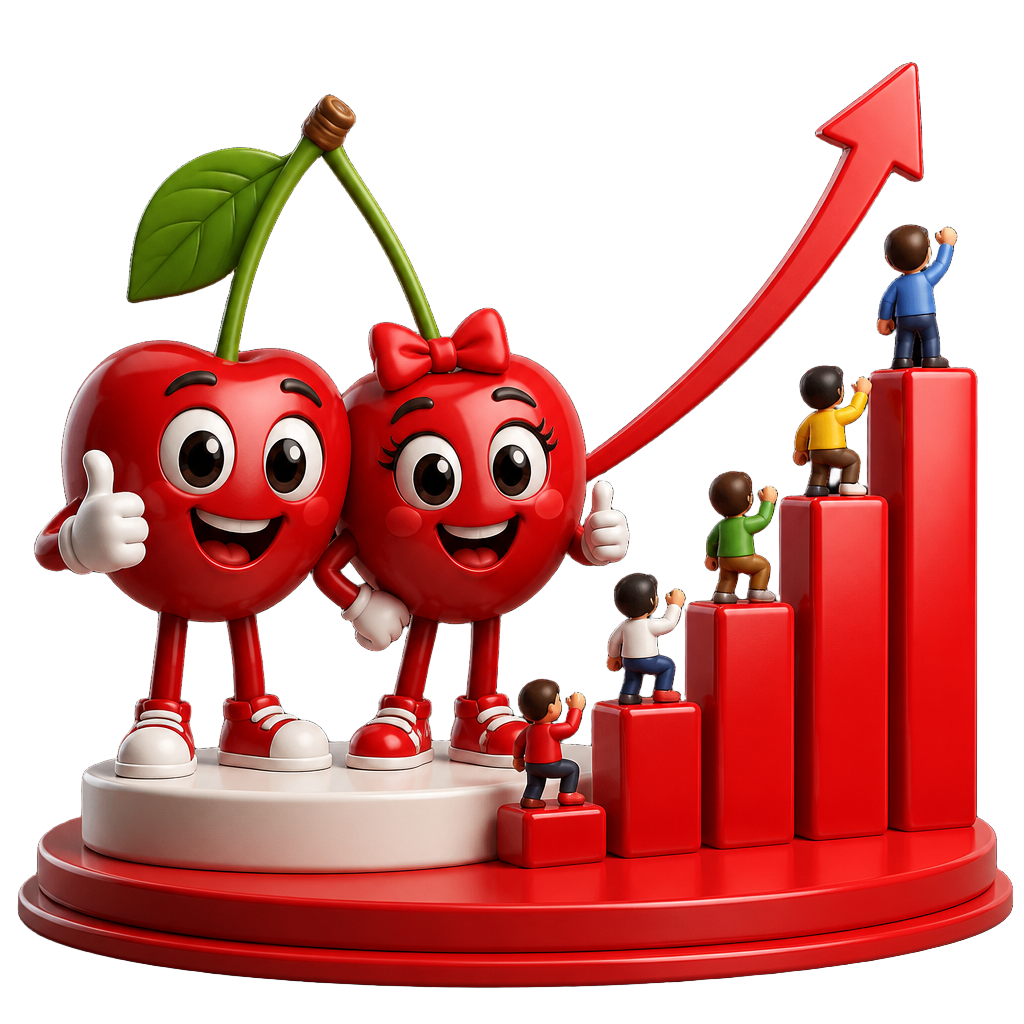 Cherry mascots growing chart